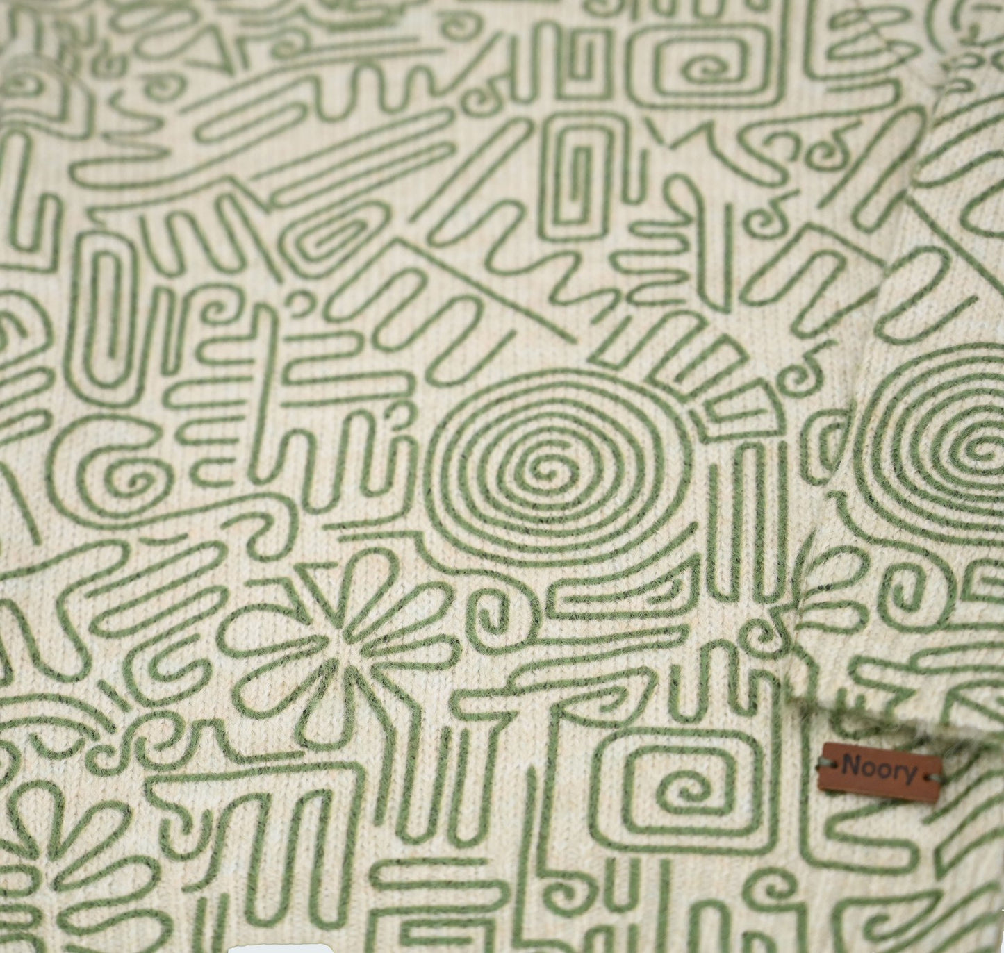 Pull en tricot imprimé