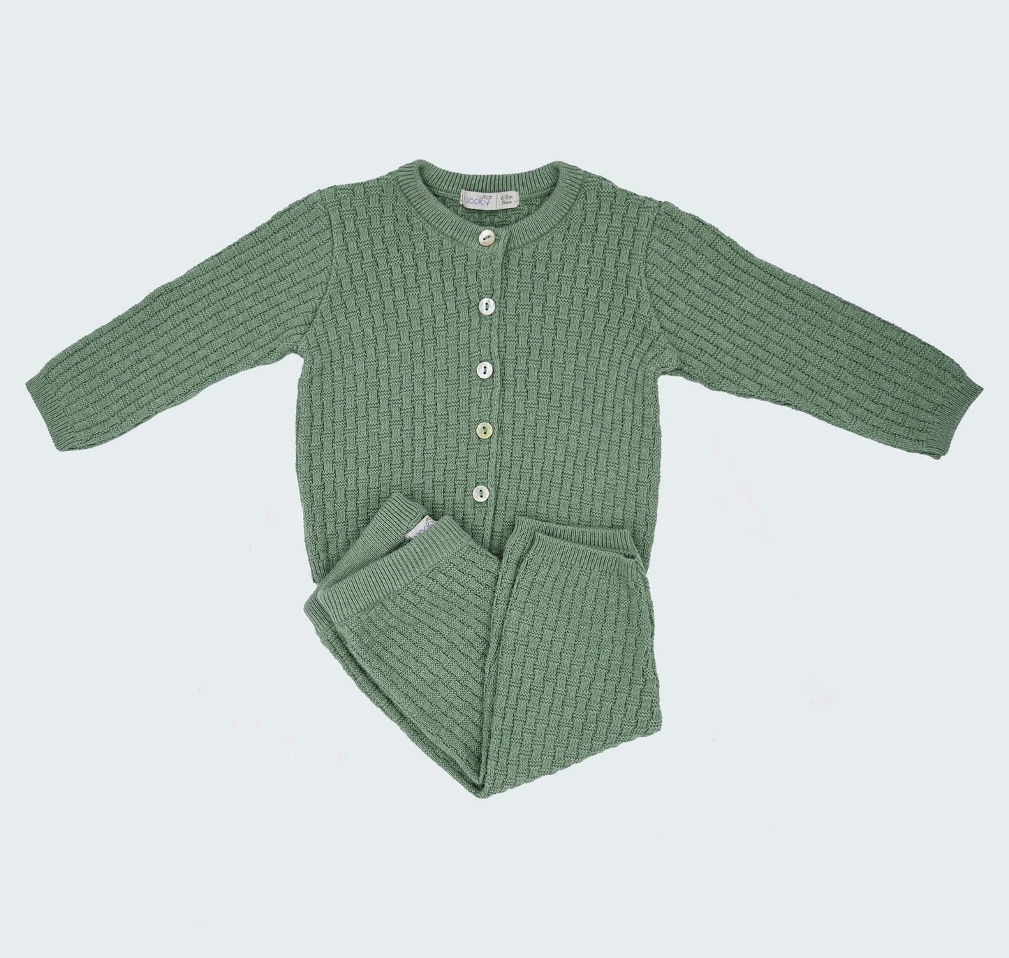 Ensemble en tricot - vert