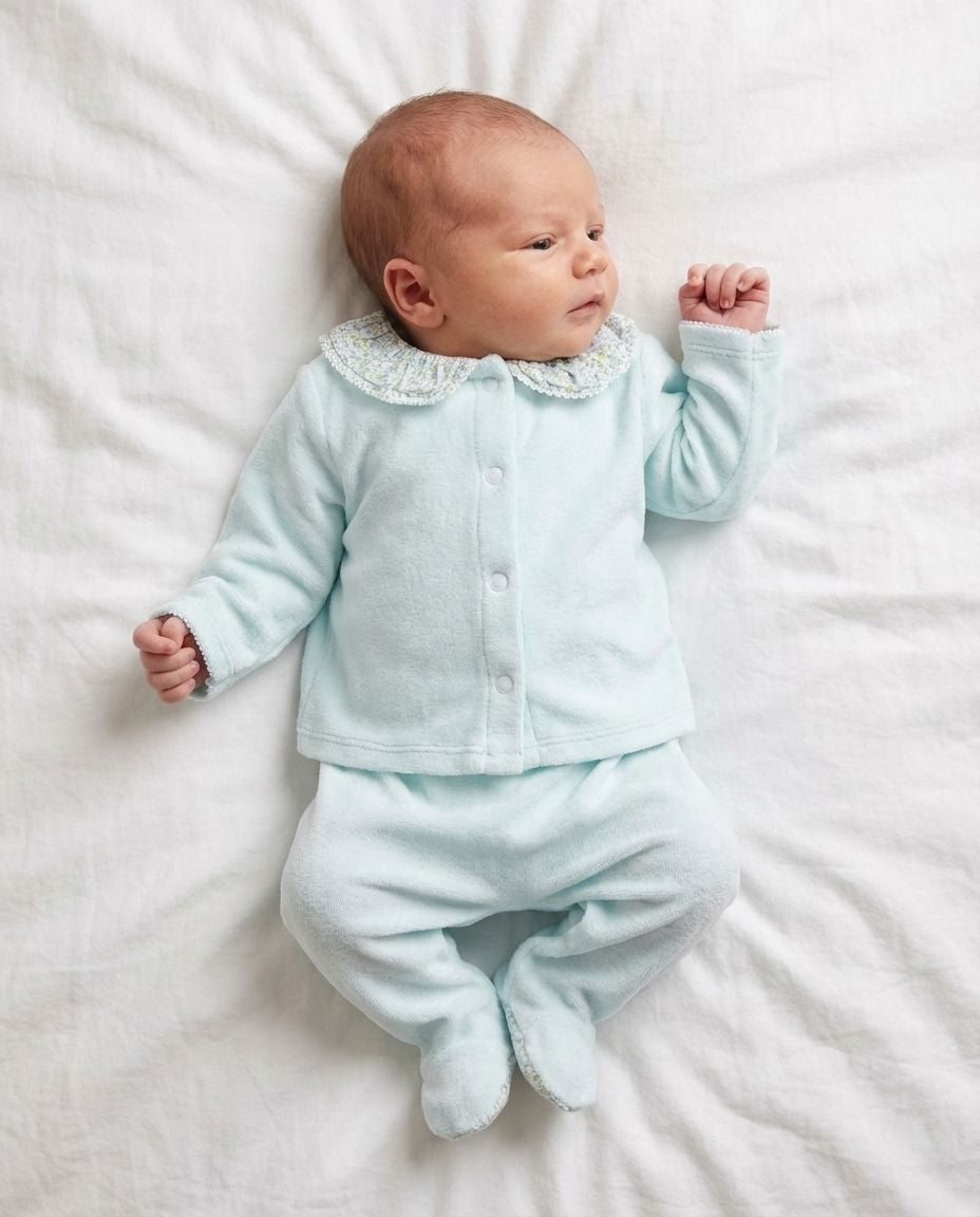 Pack dort bien grenouillère, moufles & Bonnet