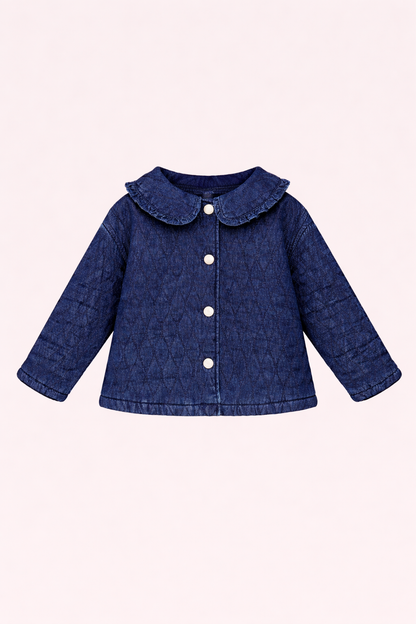 Veste bébé fille matelassée – Douceur & Élégance