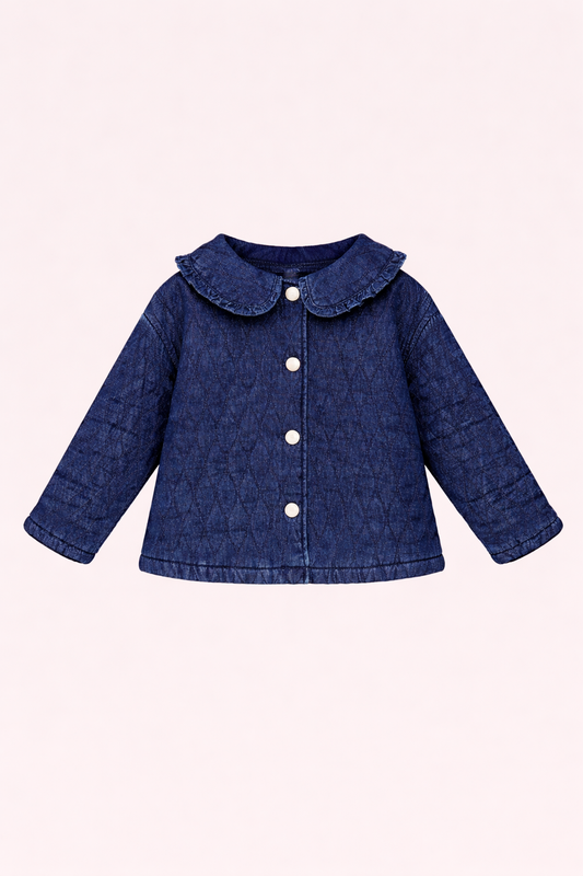 Veste bébé fille matelassée – Douceur & Élégance