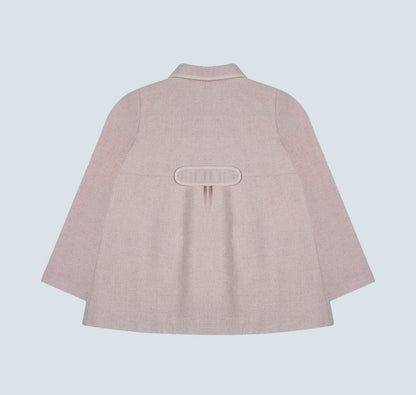 Manteau pour fille en tissu lainage