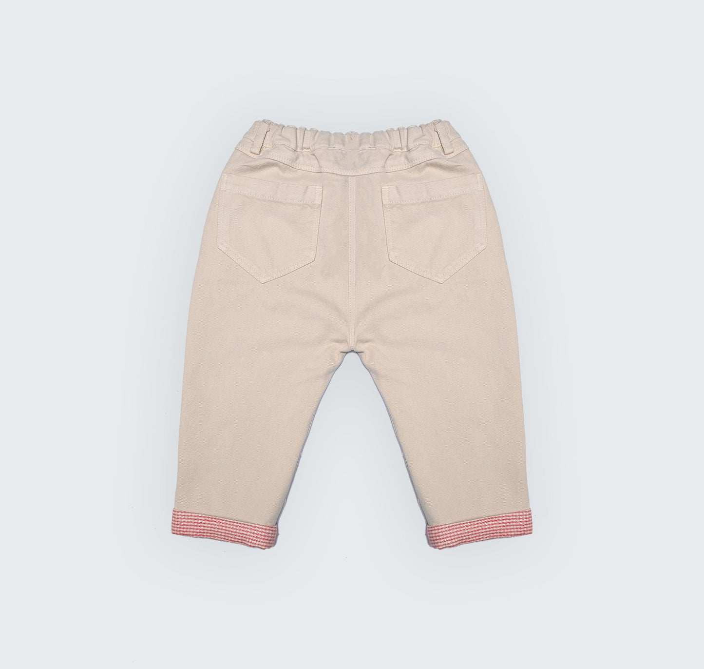 Pantalon beige en toile