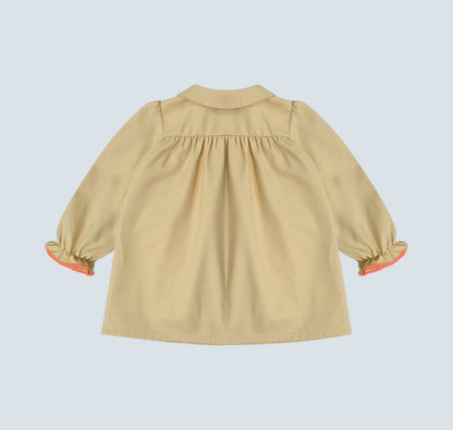 Robe avec smock coloré