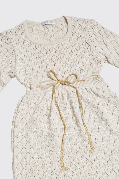 Robe en tricot manches longues