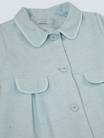 Manteau pour fille en tissu lainage