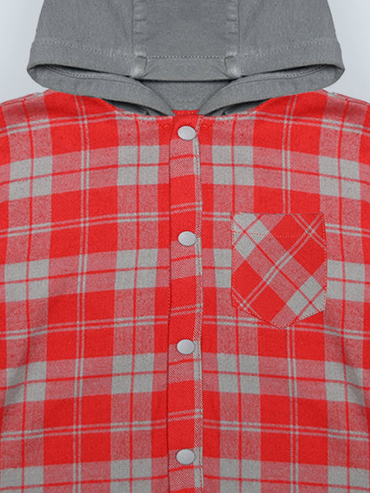 Surchemise oversize à capuche pour garçon