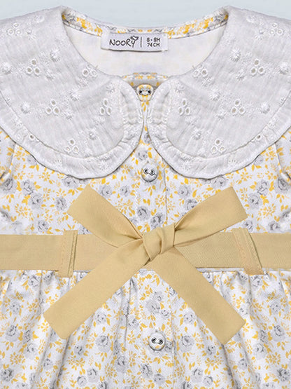 Robe en tissu carreaux pour fille