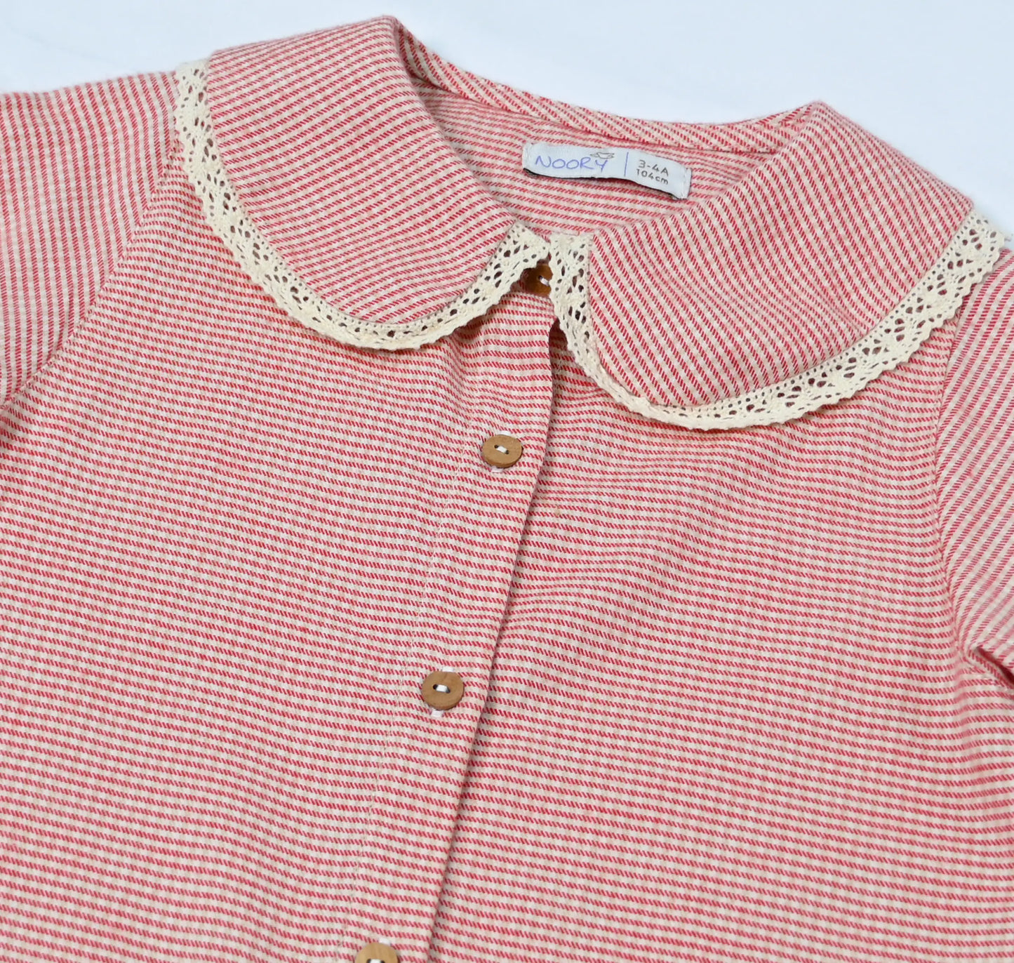 Chemise rouge pour fille