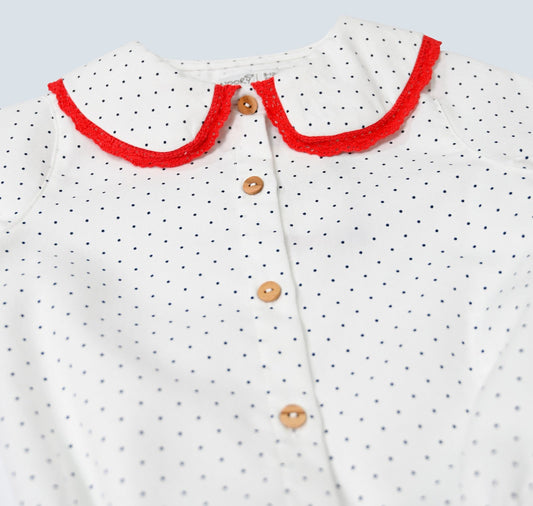 Chemise layette pour bébé fille