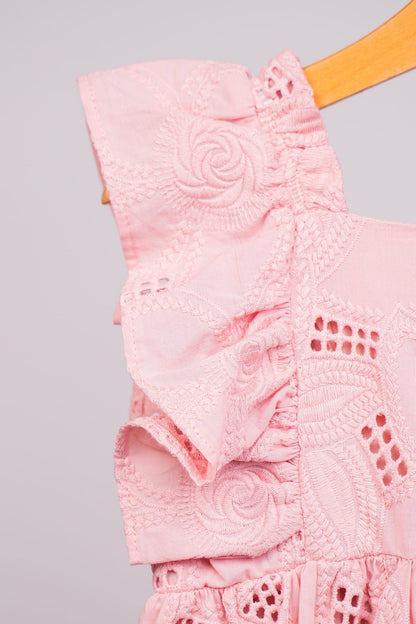 Robe fille en broderie anglaise – Douceur & élégance intemporelle