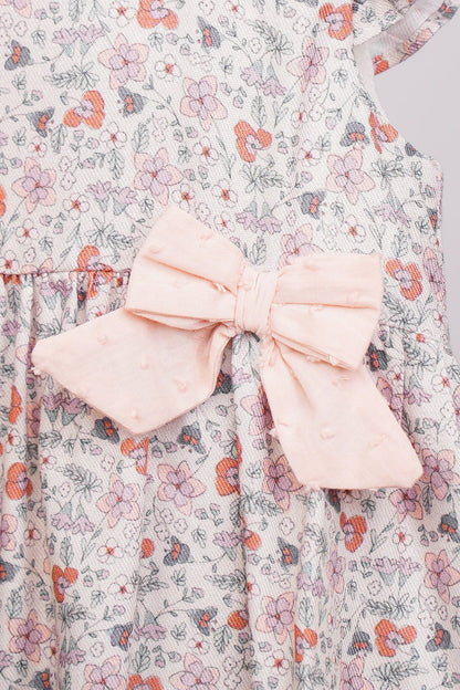 Robe bébé avec bloomer – Douceur florale