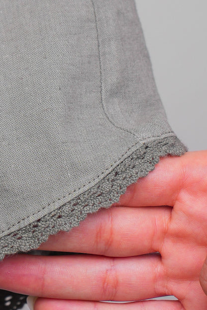 Ensemble fille kaki – Élégance naturelle & style minimaliste