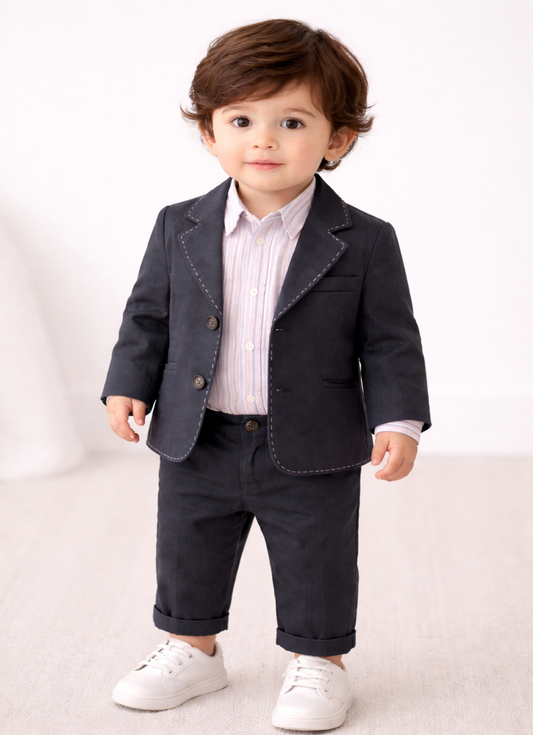 Ensemble Garçon Chic Classique – Veste & Pantalon