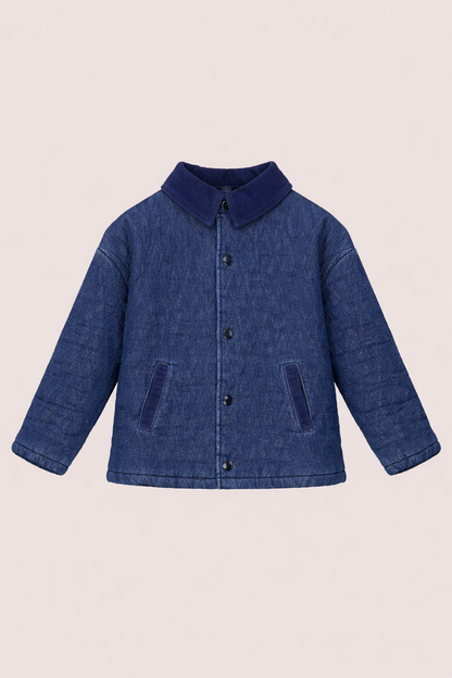 Veste bébé garçon matelassée – Douceur & Élégance