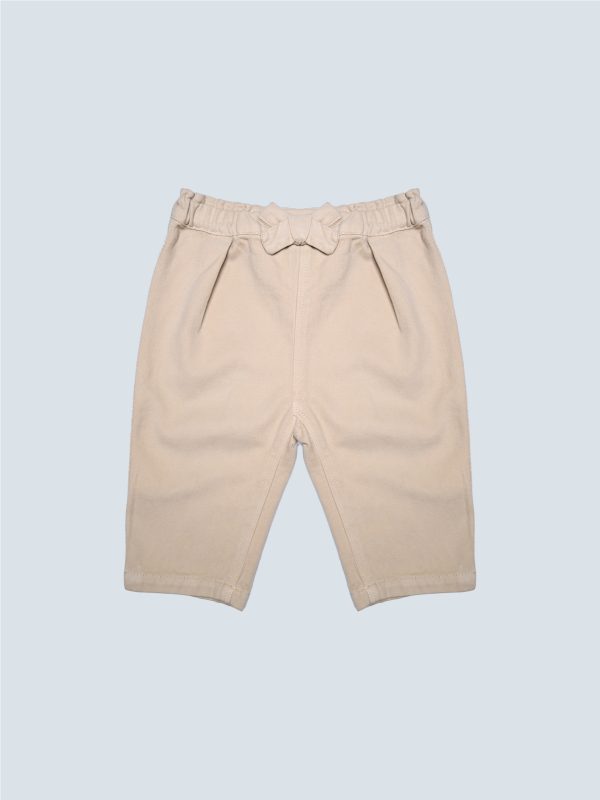 Pantalon beige, pour bébé fille