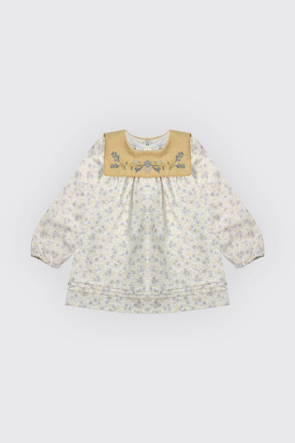 Robe à tissu fleuri pour fille
