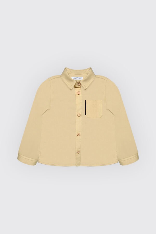 Chemise pour garçon en jaune