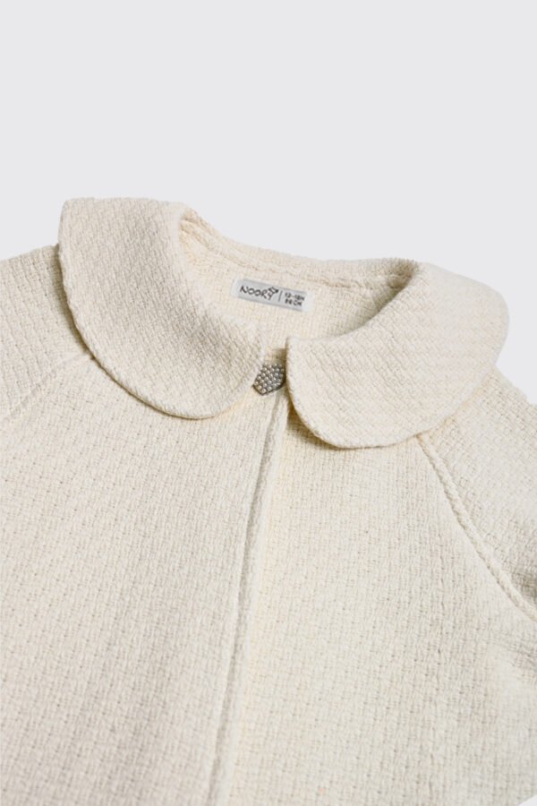 Veste cérémonie en tissu tweed – Image 2