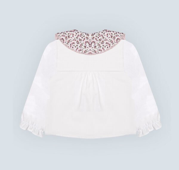 Chemise bébé fille avec col large – Image 3