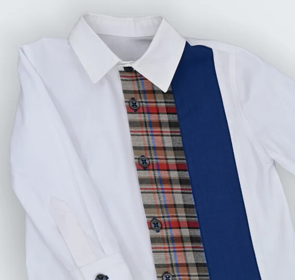 Chemise col classique en popeline 100% coton – Image 2