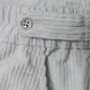 Pantalon en velours côtelé à ceinture volantée – Image 2