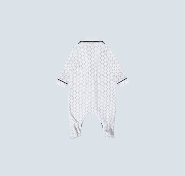 Pack dort bien bleu grenouillère, moufles & Bonnet – Image 2
