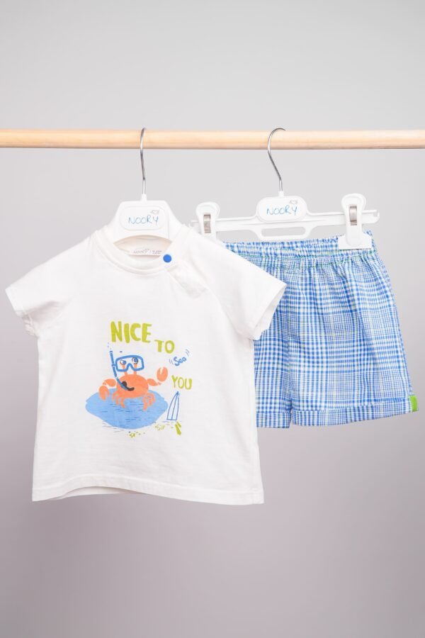 Ensemble T-shirt et short bébé garçon 100% coton