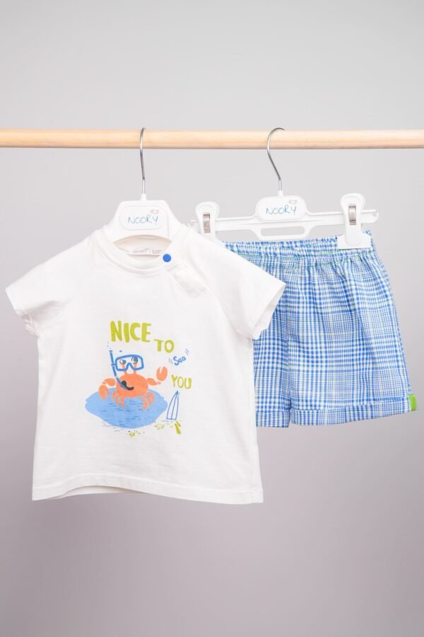 Ensemble T-shirt et short bébé garçon 100% coton
