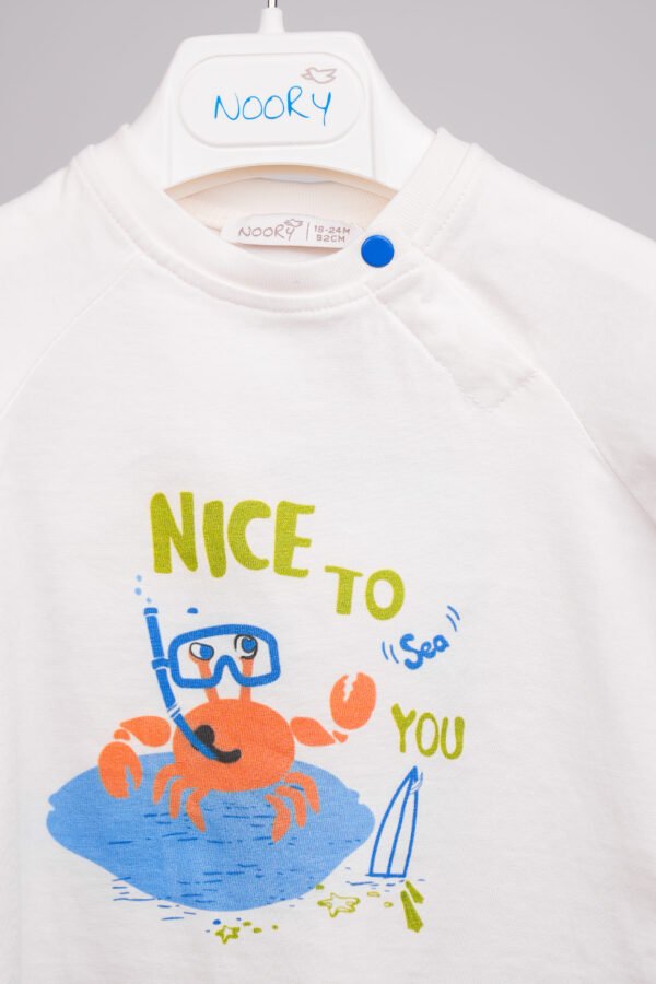 Ensemble T-shirt et short bébé garçon 100% coton – Image 2