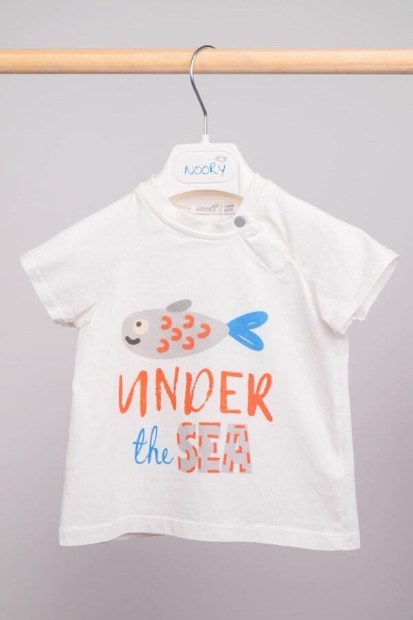 Ensemble T-shirt et short vichy pour bébé garçon 100% coton – Image 3