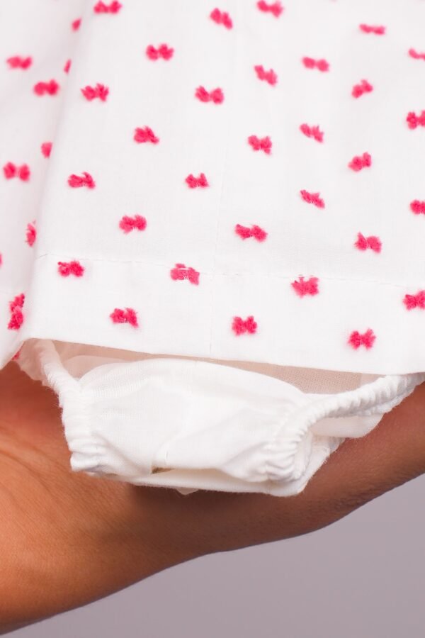 Robe bébé fille avec col claudine – Image 3