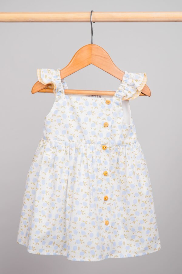 Robe pour bébé fille à manches volantées