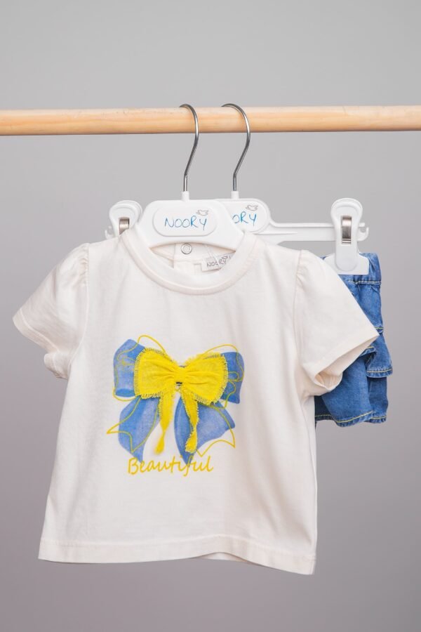 T-shirt pour bébé fille en 100 % coton – Image 3