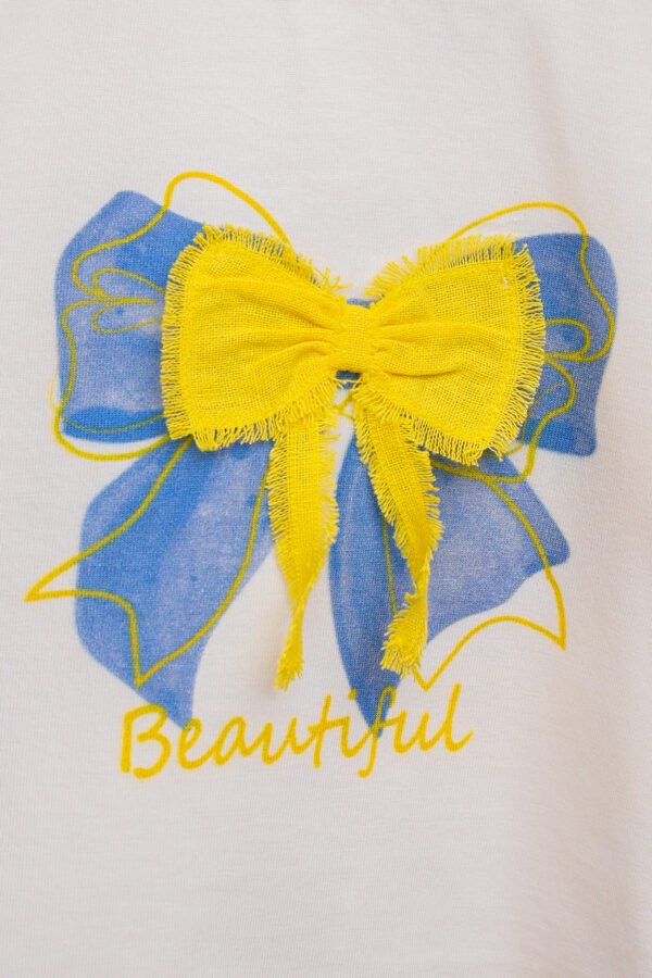 T-shirt pour bébé fille en 100 % coton – Image 2