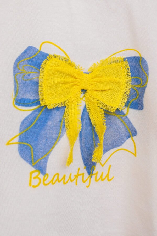 T-shirt pour bébé fille en 100 % coton – Image 2