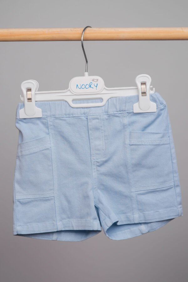 Short pour bébé garçon en gabardine 100 % coton