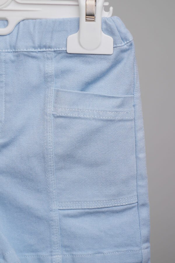 Short pour bébé garçon en gabardine 100 % coton – Image 3