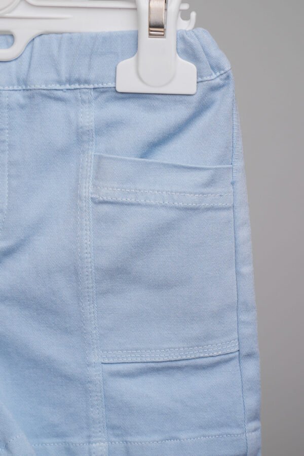 Short pour bébé garçon en gabardine 100 % coton – Image 3