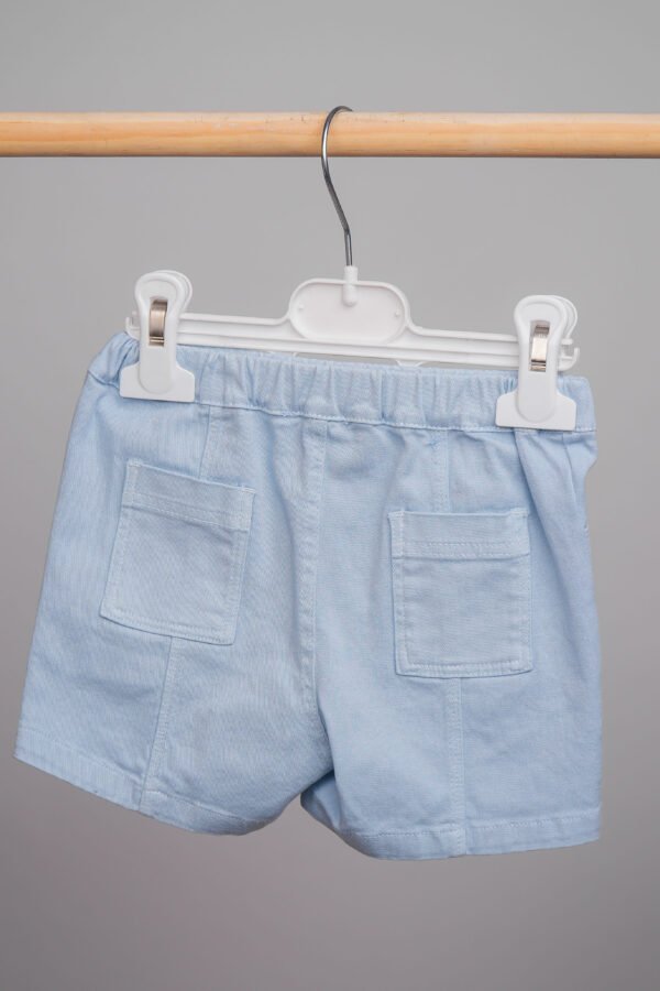 Short pour bébé garçon en gabardine 100 % coton – Image 4