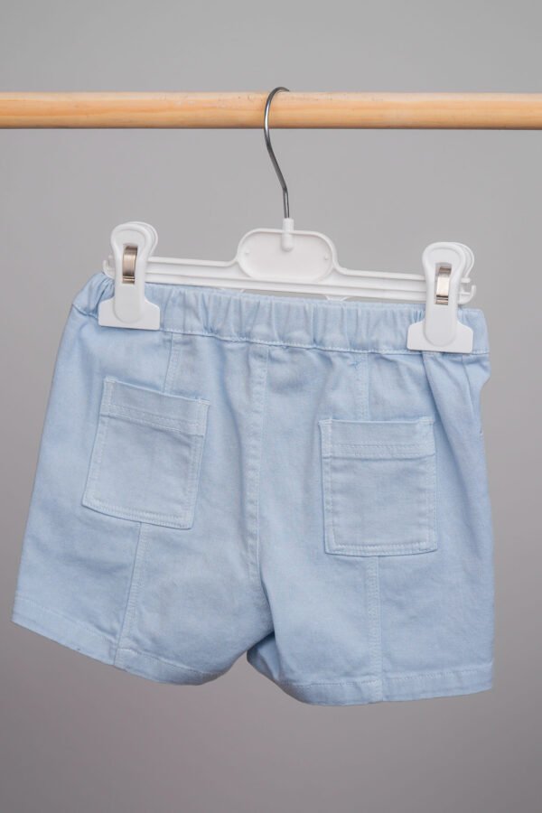 Short pour bébé garçon en gabardine 100 % coton – Image 4