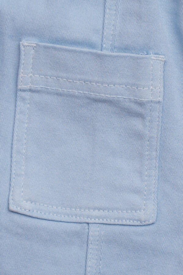 Short pour bébé garçon en gabardine 100 % coton – Image 2