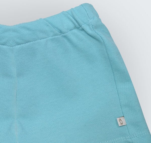 Short Vert en piqué 100% coton – Image 2