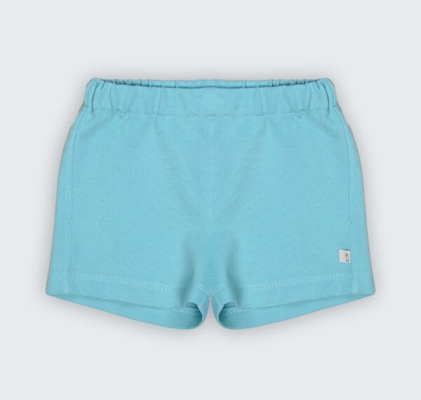 Short Vert en piqué 100% coton