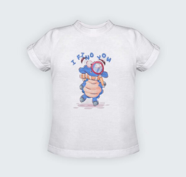 T-shirt blanc en jersey 100% coton avec sérigraphie