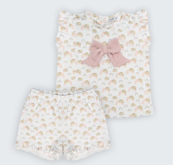 Ensemble pyjama en jersey imprimé 100% coton