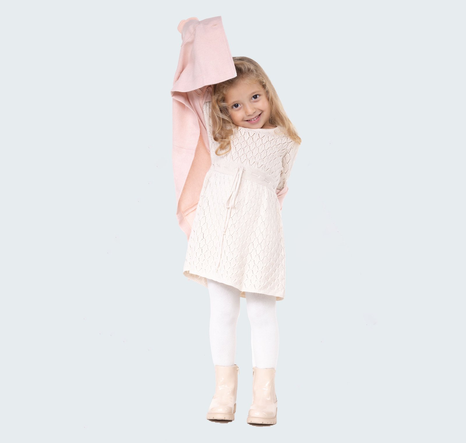 Robe en tricot manches longues