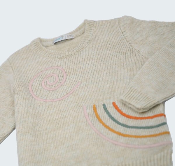 Pull en tricot graphique – Image 4