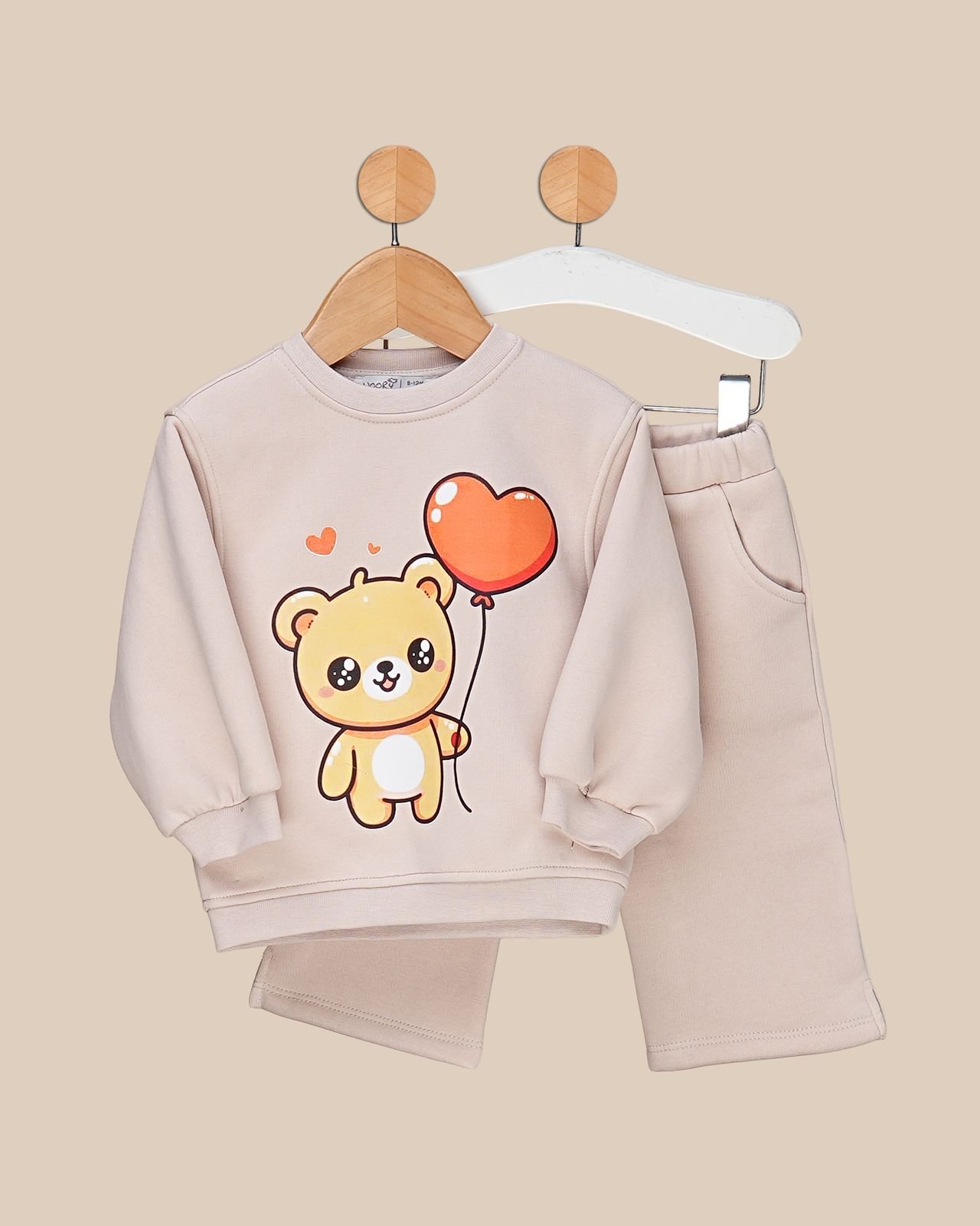 Ensemble bébé fille – Motif Ourson Ballon – Image 3